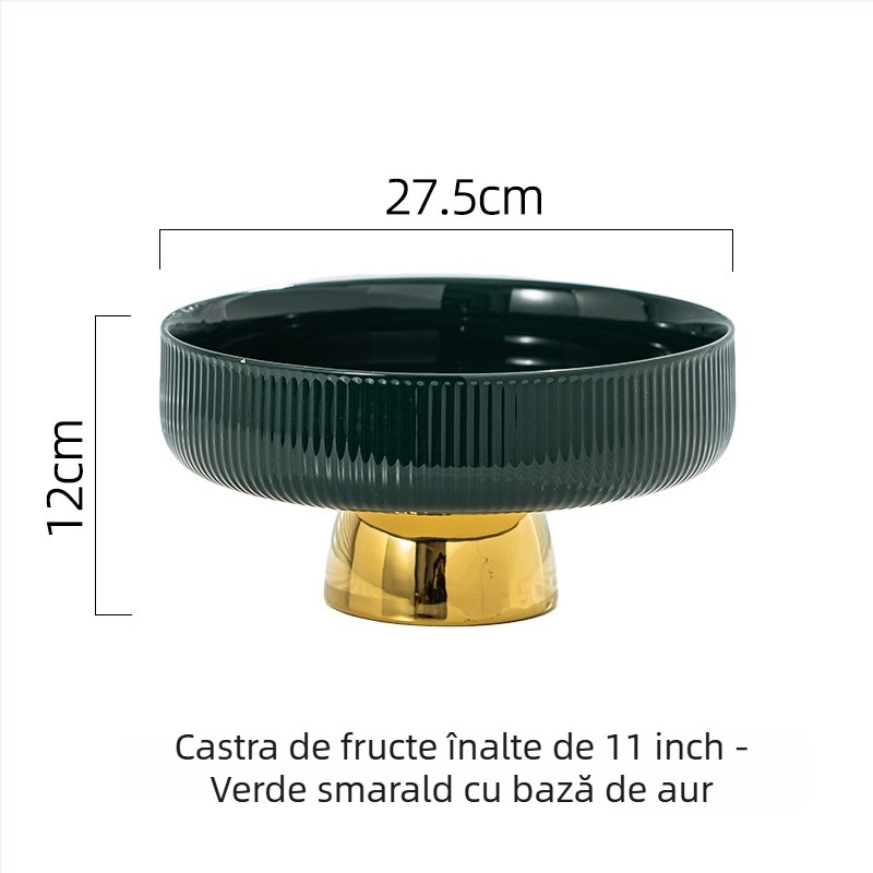 Chen Huang Farfurie de Fructe din Ceramică, Stil Simplu