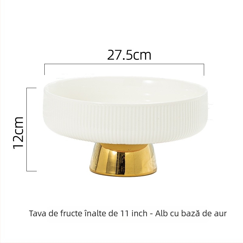 Chen Huang Farfurie de Fructe din Ceramică, Stil Simplu