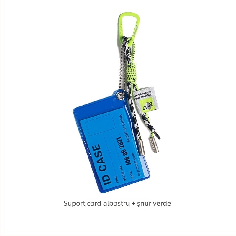 Port-card din PVC transparent cu clips, compartiment pentru card, imprimare logo, personalizabil – Origine Zhejiang