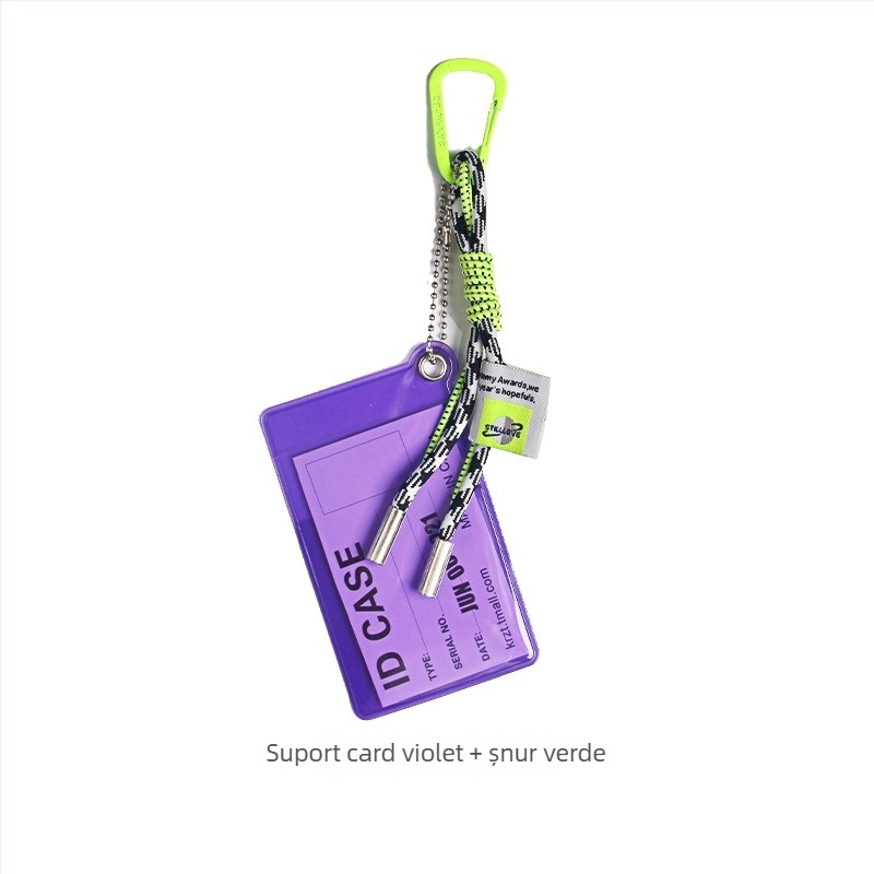 Port-card din PVC transparent cu clips, compartiment pentru card, imprimare logo, personalizabil – Origine Zhejiang