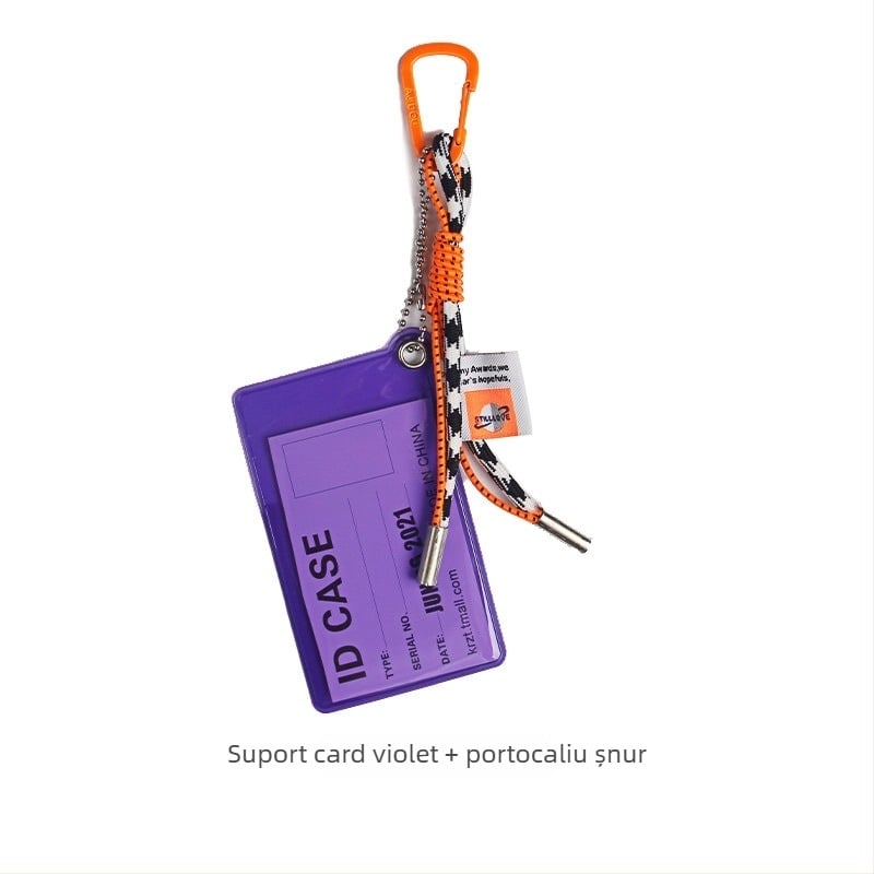 Port-card din PVC transparent cu clips, compartiment pentru card, imprimare logo, personalizabil – Origine Zhejiang