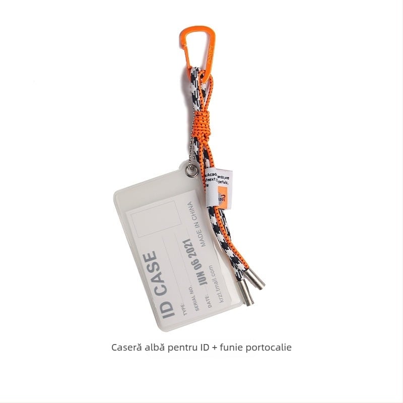 Port-card din PVC transparent cu clips, compartiment pentru card, imprimare logo, personalizabil – Origine Zhejiang