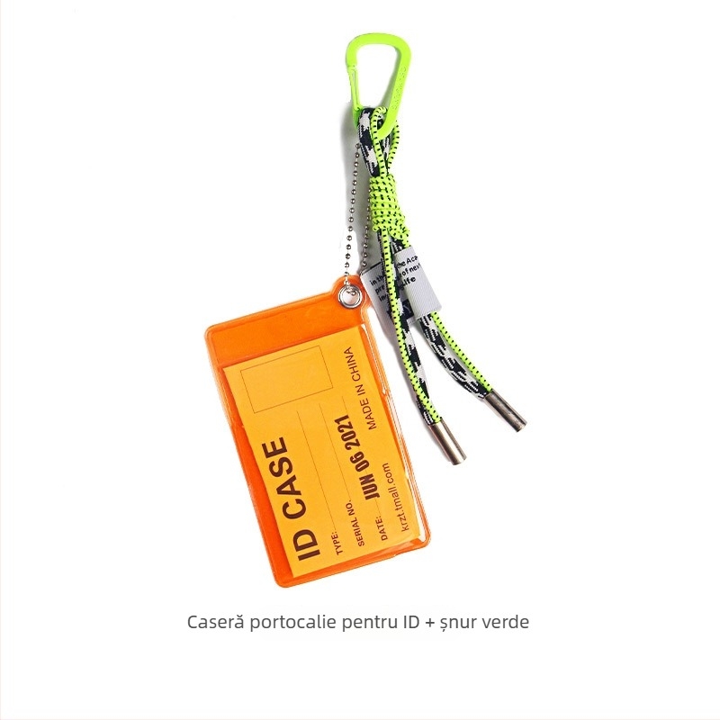 Port-card din PVC transparent cu clips, compartiment pentru card, imprimare logo, personalizabil – Origine Zhejiang
