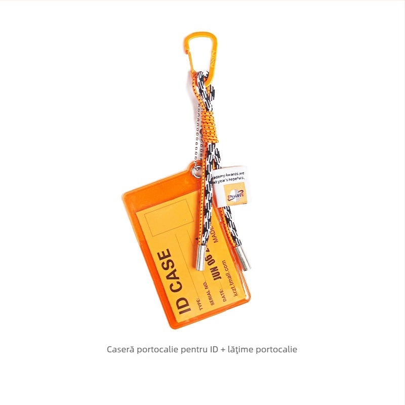 Port-card din PVC transparent cu clips, compartiment pentru card, imprimare logo, personalizabil – Origine Zhejiang