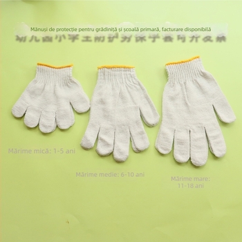 Mănuși pentru copii, cu degete, pentru uz zilnic, tricotate din fir amestecat, antiderapante, unisex, pentru 1-18 ani