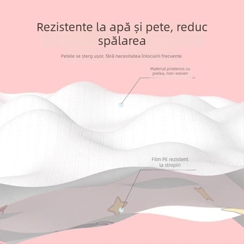Manșetă de unică folosință pentru bebeluși, antifouling, toate sezoanele, imprimare desen animat, unisex