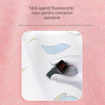 Manșetă de unică folosință pentru bebeluși, antifouling, toate sezoanele, imprimare desen animat, unisex