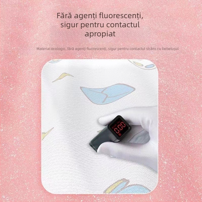 Manșetă de unică folosință pentru bebeluși, antifouling, toate sezoanele, imprimare desen animat, unisex