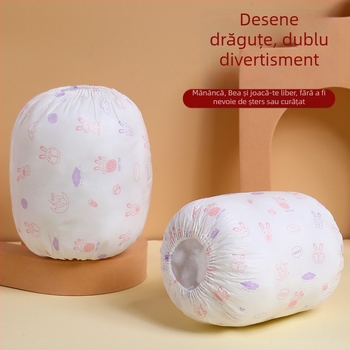 Manșete de unică folosință pentru copii, din material nețesut, anti-murdărire și impermeabile, model desene animate, cu logo tipărit