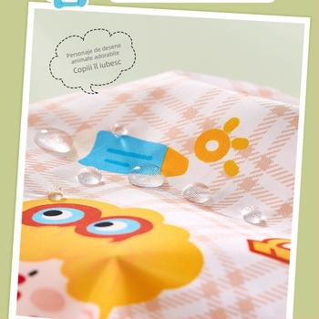 Manșete de protecție cu imprimeu desen animat, material Oxford impermeabil, stil modern minimalist