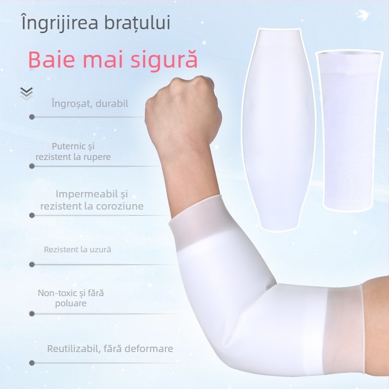 Manșon din silicon pentru cateter PICC – protecție la baie, manșon îngroșat, impermeabil și rezistent la murdărie, protecția rănilor