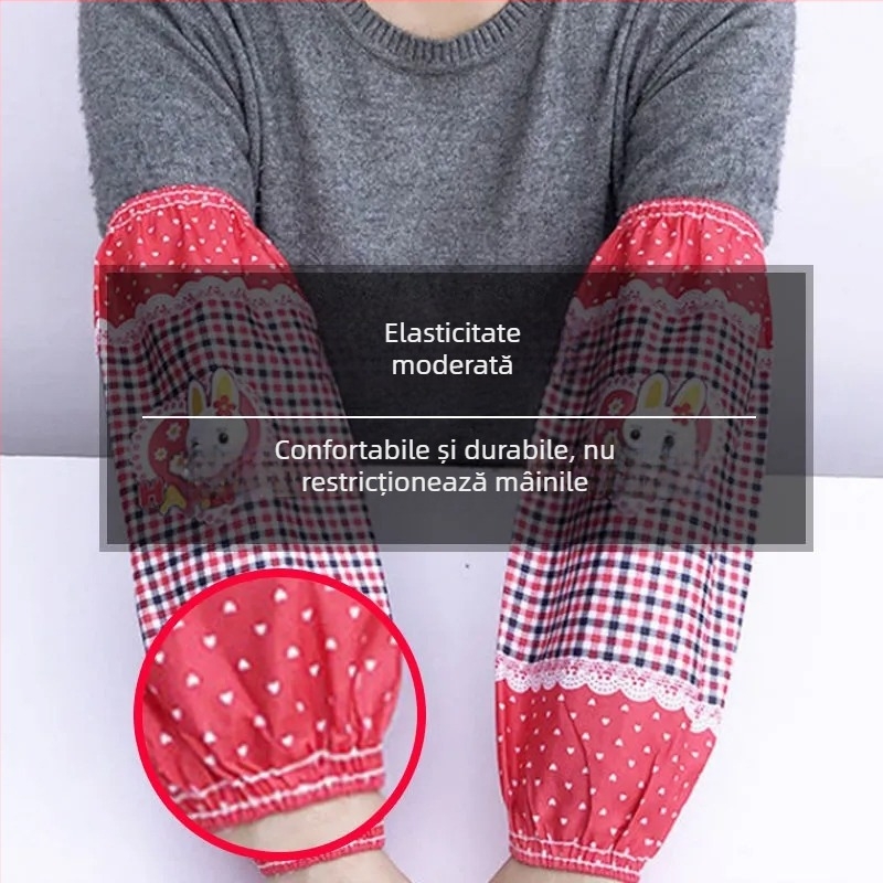 Protecții pentru mâneci de bucătărie - rezistente la ulei și pete, pânză impermeabilă, stil minimalist