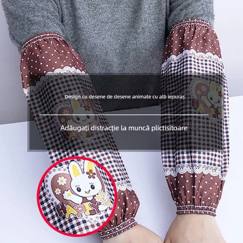 Protecții pentru mâneci de bucătărie - rezistente la ulei și pete, pânză impermeabilă, stil minimalist