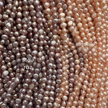 Colier din perle de apă dulce, lucrat manual, lanț box, stil vintage, pentru femei