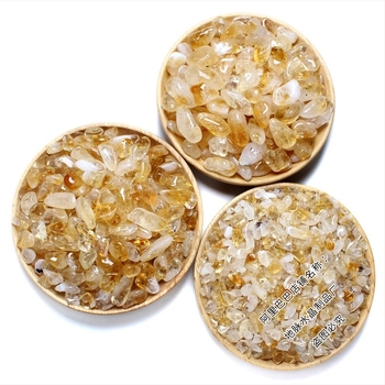Brățară bijuterii – Citrin natural, pietriș din piatră citrin, Ground Pulse Crystal, finisaj lucios, 100-500 g