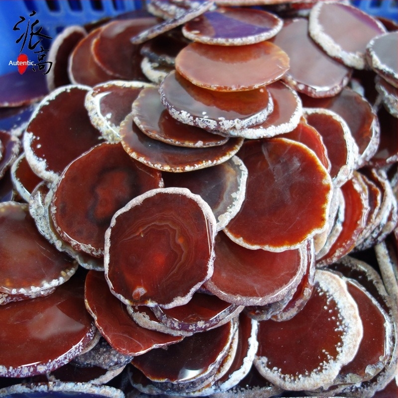 Felițe naturale de agată – Felițe lustruite cu model peisaj, suporturi pentru pahare și ornamente, personalizabile