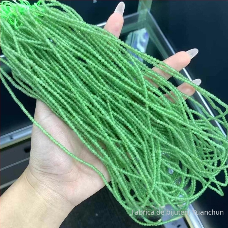 Bratara din jasper cu mărgele rotunde, luciu neted, piatră naturală, ambalare personalizabilă