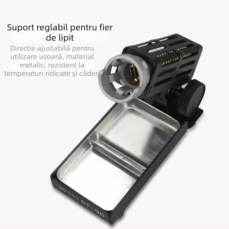 Suport pentru fier de lipit ST-90, suport metalic pentru lipit, 220V, pentru sudură și întreținere