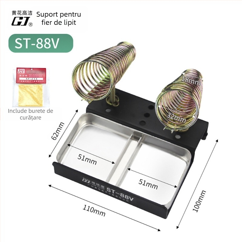 Suport pentru fier de lipit ST-90, suport metalic pentru lipit, 220V, pentru sudură și întreținere
