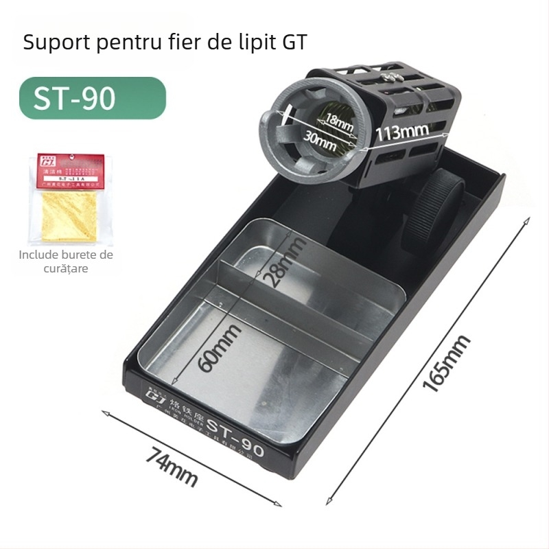 Suport pentru fier de lipit ST-90, suport metalic pentru lipit, 220V, pentru sudură și întreținere