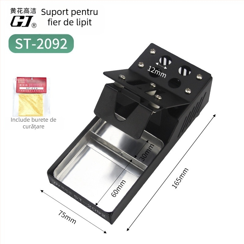 Suport pentru fier de lipit ST-90, suport metalic pentru lipit, 220V, pentru sudură și întreținere