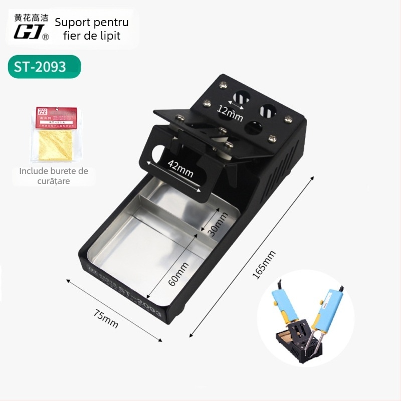 Suport pentru fier de lipit ST-90, suport metalic pentru lipit, 220V, pentru sudură și întreținere