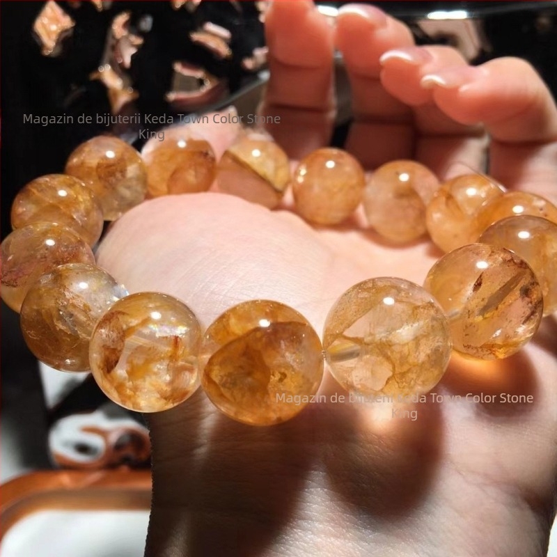 Brățară cu mărgele Buddha și cristale, stil etnic, unisex, model constelație, finisaj lustruit