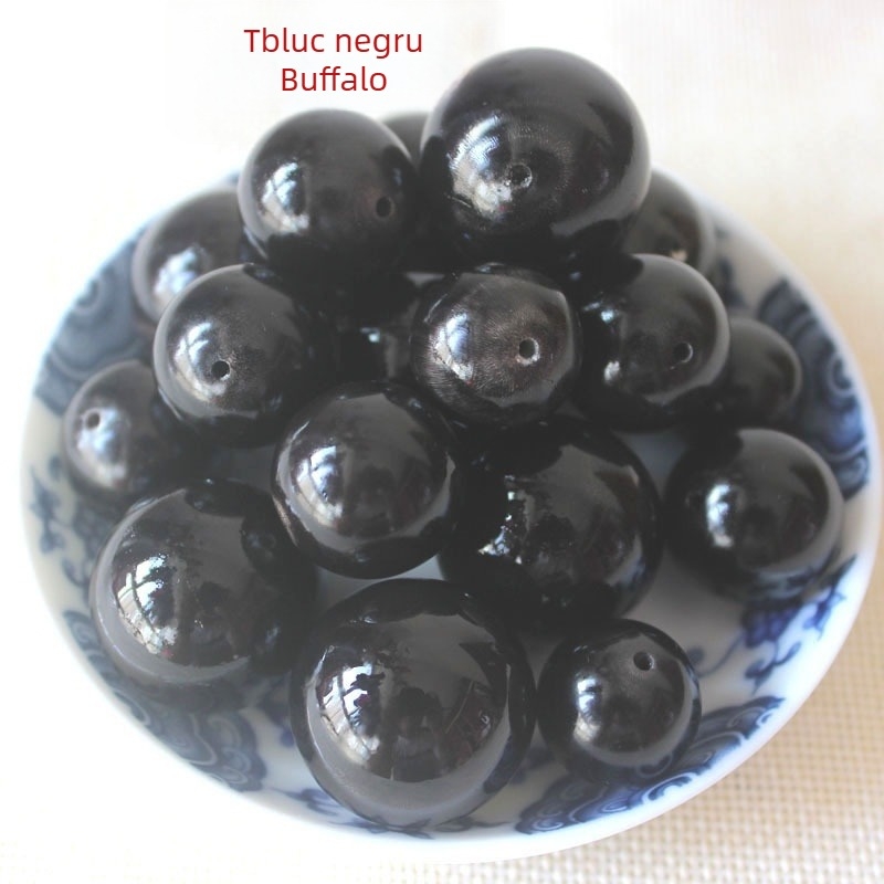Brățară din corn de bivol cu mărgele Buddha, realizată manual, stil Chinezesc