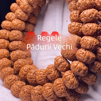 Brățară Bodhi cu 108 mărgele, unisex, lemn, stil nou chinezesc, Rudraksha, perforare