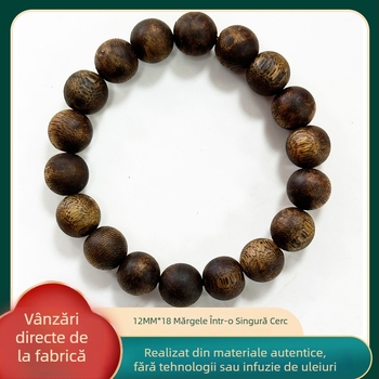 Brățară din Agarwood, lucrată manual, stil chinezesc nou, cadou personal ideal, lansare iarnă 2024