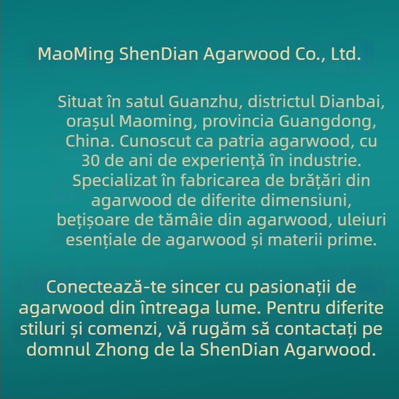 Brățară din Agarwood, lucrată manual, stil chinezesc nou, cadou personal ideal, lansare iarnă 2024