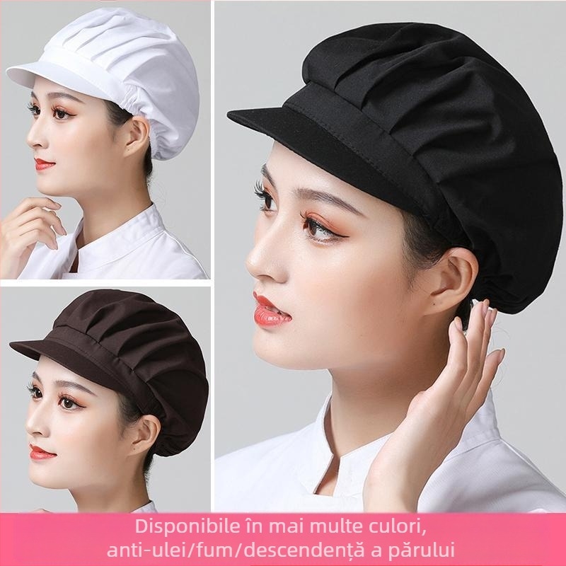 Șapcă de bucătar cu cioc de rață, cu plasă respirabilă, protecție la praf pentru atelier și bucătărie, primăvară