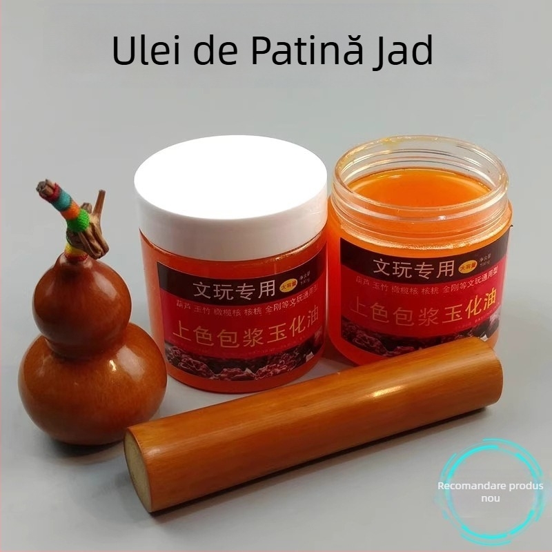 100 g Ulei de întreținere și colorare pentru nuci, dovleac, jad, bambus, ulei roșu asemănător jadului și ulei anti-crăpare pentru sâmburi de măslină