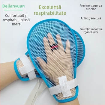 Mănuși cu căptușeală din plasă dublă, poliester, anti-zgâriere și anti-tras, pentru mâini