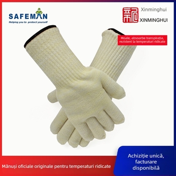 SF7103 Mănuși de protecție pentru muncă, tricotate, rezistente la temperaturi înalte, absorbante de transpirație, rezistente la abraziune, la tăiere și la perforare