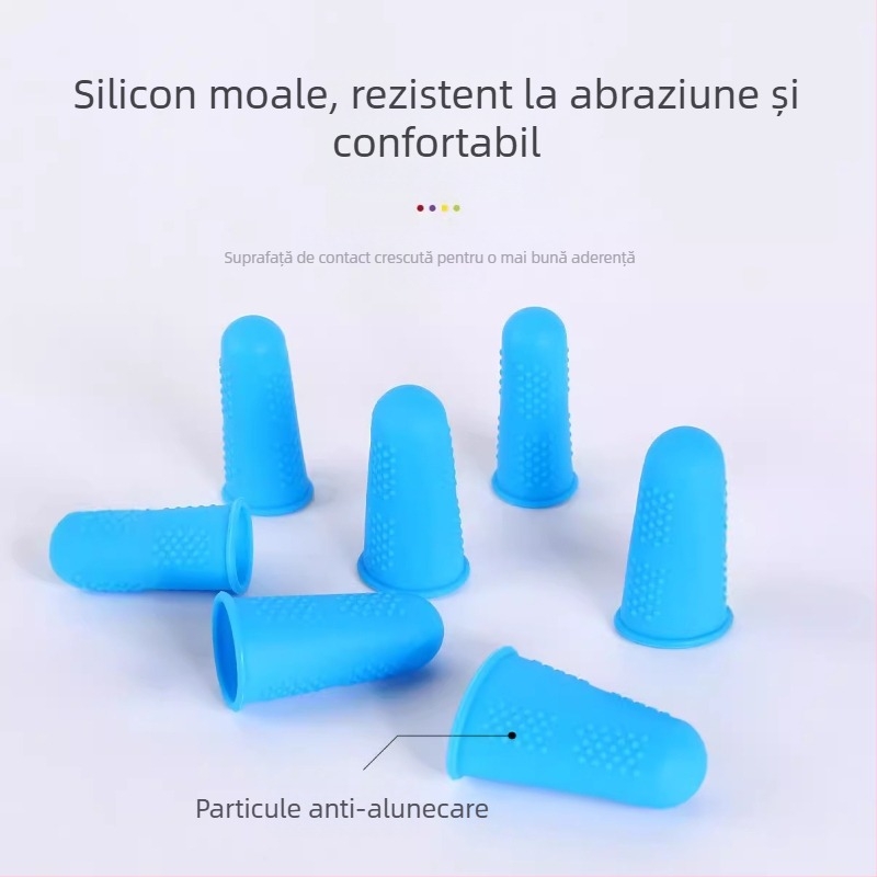 Set de protecții pentru deget din silicon, în trei mărimi: mare, mediu, mic – rezistent la temperaturi înalte, protecție împotriva arsurilor