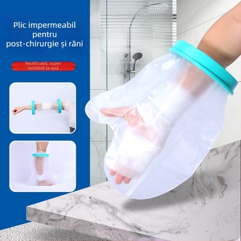 Zixi husă impermeabilă pentru baie, protecție a rănilor postoperatorii și PICC