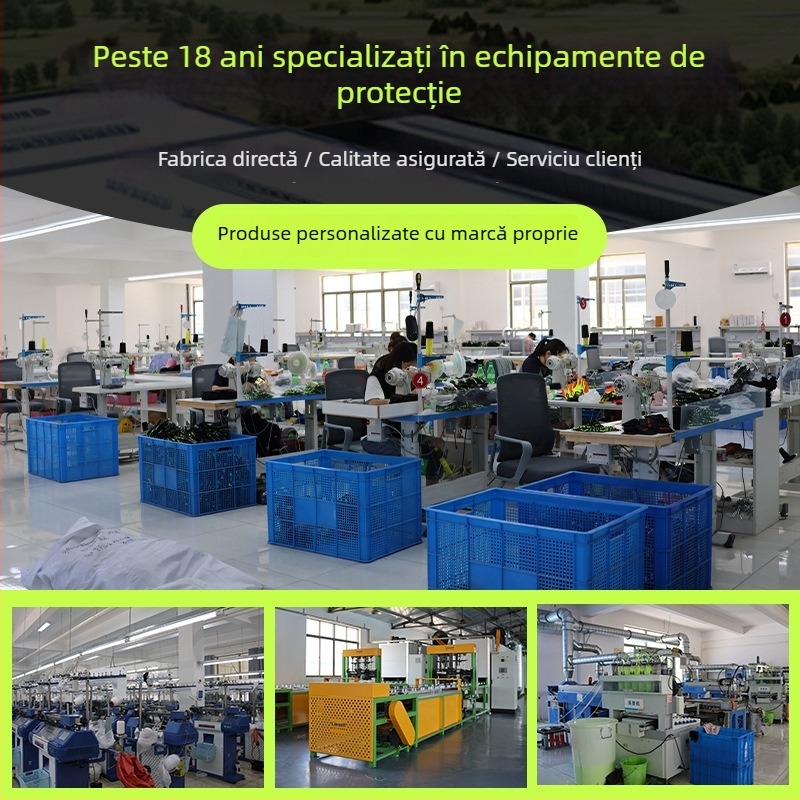 Mănuși Anti-Impact TPR Hengda | Protecție la șocuri și coliziune, Întărite și rezistente la uzură, Pentru ciclism, reparații auto, prelucrarea metalelor și industrie petrolieră, 100 g
