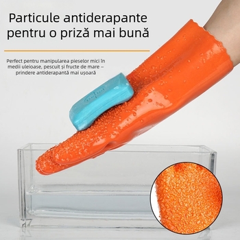 Mănuși PVC industriale – impermeabile, rezistente la ulei, antiderapante, rezistente la acide și la alcalii