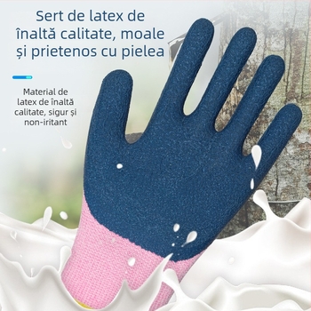 Mănuși pentru copii – plajă cu design desen animat – protecție împotriva înțepărilor și tăierilor, anti-derapare, impermeabile, durabile pentru grădinărit