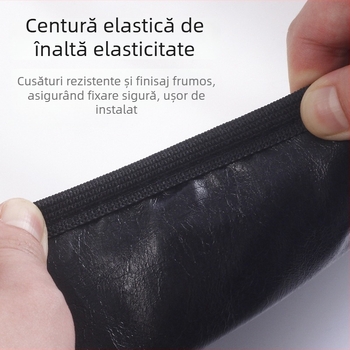 Husă pentru șa motocicletă – piele, universală pentru toate anotimpurile, personalizare disponibilă, imprimare a logo-ului