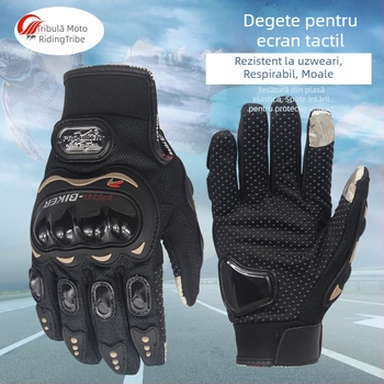 Mânuși de ciclism pentru adulți, unisex, cu degete lungi, rezistente la uzură, compatibile cu ecran tactil, protecție UV, plasă respirabilă Kd251 pentru ciclism montan