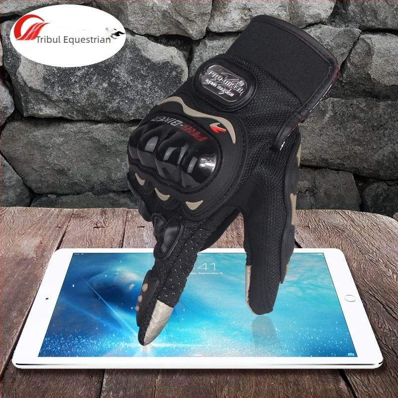 Mânuși de ciclism pentru adulți, unisex, cu degete lungi, rezistente la uzură, compatibile cu ecran tactil, protecție UV, plasă respirabilă Kd251 pentru ciclism montan