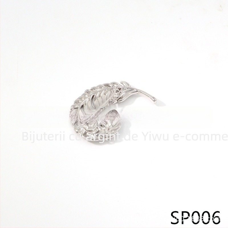 Broșă Idyllia: motif de aripă cu cristale, elegantă, de înaltă calitate (Material: aliaj; Formă: animale/Păsări; Procesare: electroplacare; Funcție: Decorare, multifuncțională; Greutate: 12)