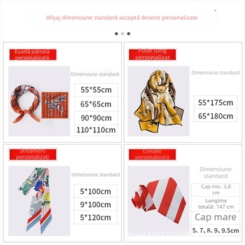 Șal din mătase dublu-față, mătase de dud, țesătură simplă, formă pătrată, primăvară