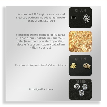 Colier cu formă U, asimetric, din cupru, lanț din cordon de piele, electroplating, circumferință 81 cm+