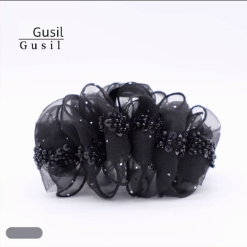 Clip de păr din plasă – făcut manual, design original, stil cloud grabber, grip pentru păr, accesorii pentru femei