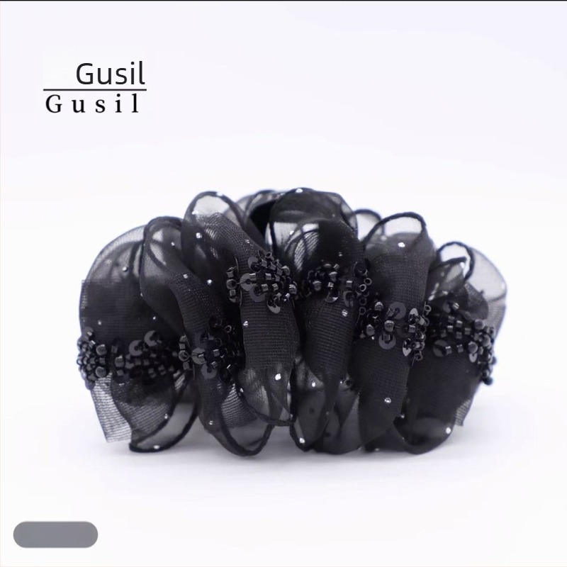 Clip de păr din plasă – făcut manual, design original, stil cloud grabber, grip pentru păr, accesorii pentru femei