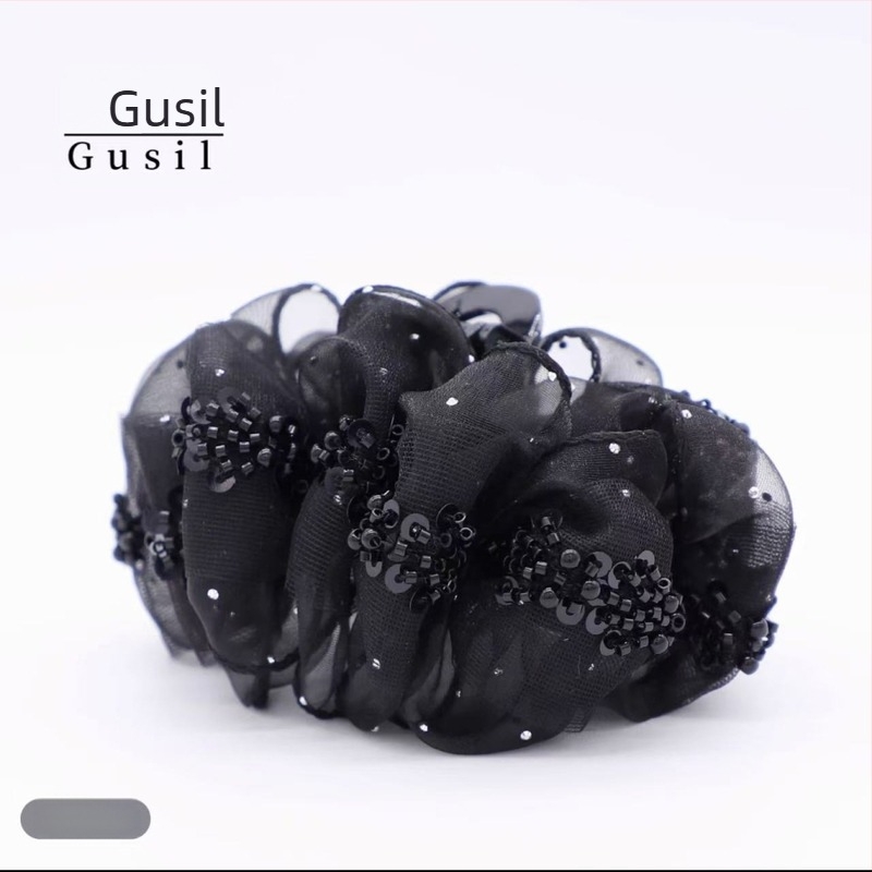 Clip de păr din plasă – făcut manual, design original, stil cloud grabber, grip pentru păr, accesorii pentru femei