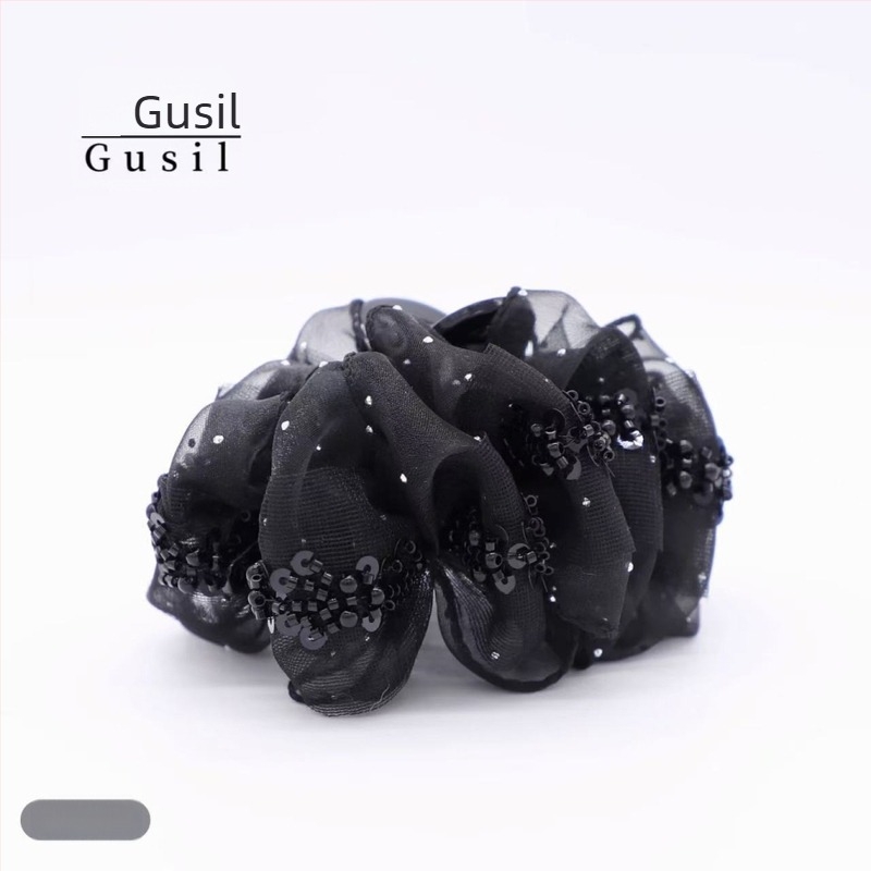 Clip de păr din plasă – făcut manual, design original, stil cloud grabber, grip pentru păr, accesorii pentru femei